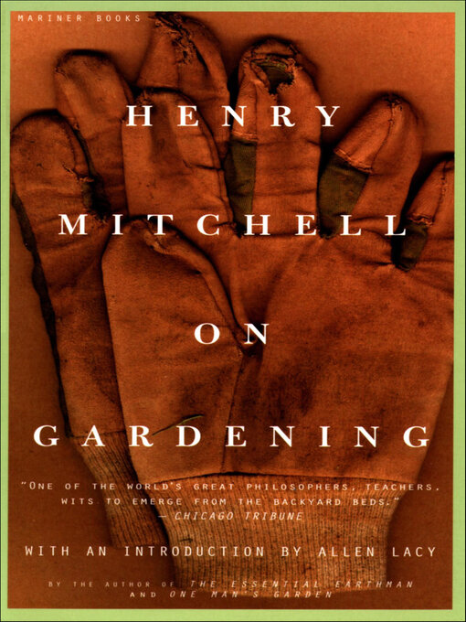 Title details for Henry Mitchell on Gardening by Henry Mitchell - Available